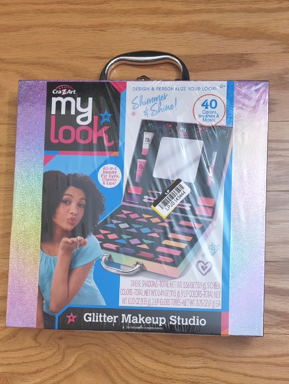 Cra-Z-Art My Look Glitter Makeup Studio NWT